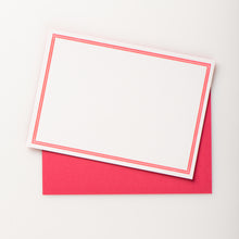 Load image into Gallery viewer, 8 LuminOsity Letterpress Notecards, Hot Pink