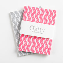 Load image into Gallery viewer, Pack of Two Eau Pocketbooks, Hot Pink and Subtle Silver