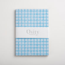 Load image into Gallery viewer, Stepping Stones A5 Notebook, Soft Vintage Blue, Dot Grid Pages