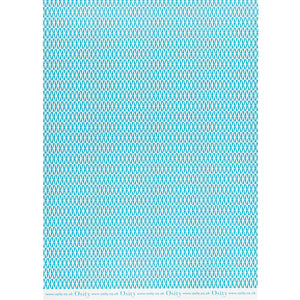 Flash Patterned Paper, Swimming Pool Blue, Flat Lay