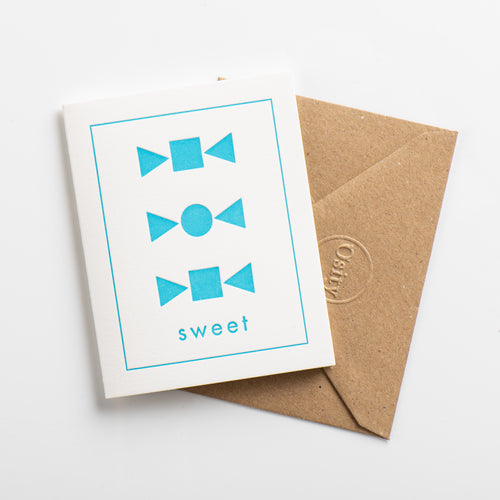 Sweet Small Card, Swimming Pool Blue
